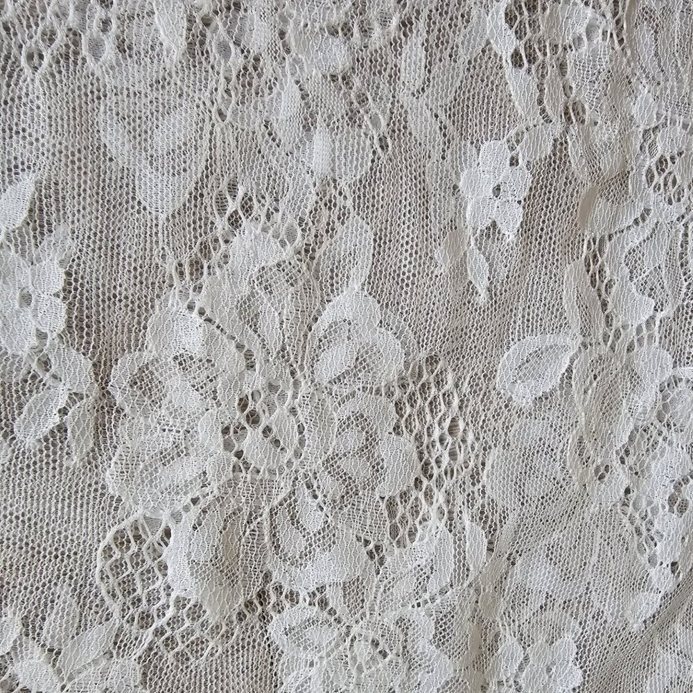 Basic White Lace Cami Slip - Picture 5 of 5